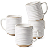 LE TAUCI 12oz arctic white set of four on display, ideal for gifting.