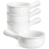 LE TAUCI French onion soup bowl with handles for easy serving and safe handling.