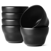LE TAUCI maze black small dessert bowls for elegant servings