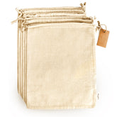 Leafico cotton storage bags front view for bulk produce organization and quick access.