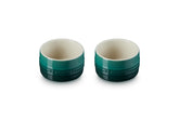 Le Creuset Artichaut round ramekin for individual portions and even browning.
