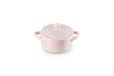 Le Creuset mini round cocotte shallot front view for individual servings