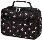 LEDAOU lunch box insulated bow pattern keeps meals fresh at school.