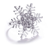 Legigo packaging for the 12-piece snowflake napkin rings set, ideal for gifting.