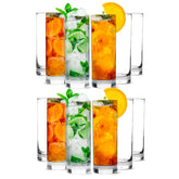 LEMONSODA highball 12oz glasses set for chic entertaining