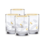 Lenox Holiday Gold etched holly berries pattern adds festive table elegance.