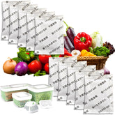 LeoTube 10-pack replacement kit for OXO GreenSaver extends freshness of produce.