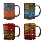 LGQ 20oz glazed ceramic mug with vibrant glaze for rich hot beverages