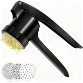 LHS Potato Ricer with three discs for precise texture control.