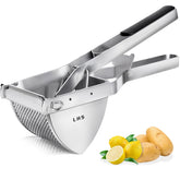 LHS stainless steel potato ricer exterior shows durable design for commercial kitchens