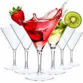 Liacere clear stem martini glasses, 11oz, perfect for elegant at-home entertaining.