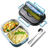 LIBERHAUS Tiffin Lunch Box with a flat base to prevent spills during transport