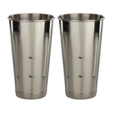 Libertyware malt milkshake cup with notches for stand machines, secure fit.