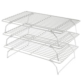 LIEMAND 3-tier stackable cooling rack improves airflow for fast cooling.