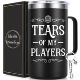 Lifecapido Tears of My Players mug with lid for hot or cold sessions.