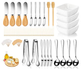 LifeMusican charcuterie accessories set on board for elegant entertaining