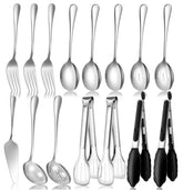 LifeMusican large serving spoons for easy buffet serving and portion control.