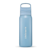LifeStraw Go Series insulated bottle keeps water cold for long trips.