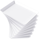 Lifewit 8-pack white serving trays for buffet displays and gatherings