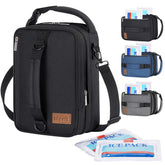 Lifewit expandable lunch box front view, insulated design keeps meals fresh on the go.
