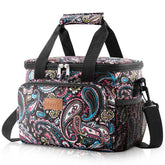 Lifewit Paisley lunch bag exterior, stylish daily commuting companion