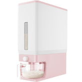 Lifewit rice dispenser with 25lb capacity for easy portioning.