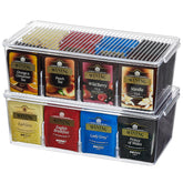 Lifewit tea bag organizer stackable box keeping pantry neat and accessible