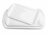 LIFVER extra-large 16-inch serving platters with ample space for mains and sides.