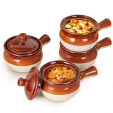 LIFVER French Onion Soup Bowl with Handle shown for easy serving and warmth