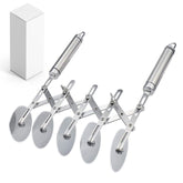 Lihengkong 5-Wheel Pastry Cutter main view showing versatility in baking prep