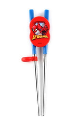 Lilfant Super Hero Spider chopsticks assembly demonstrates easy grip for kids learning.