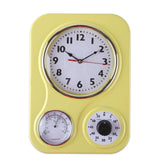 Lily's Home retro kitchen clock with thermometer for precise time and temp in kitchens.