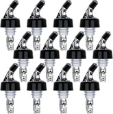 LINALL automatic measured bottle pourer on bottle delivering precise 1 oz pours
