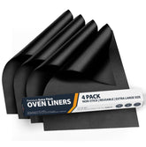 Linda's Essentials oven liner bottom coverage pack protects the oven floor.