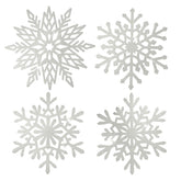 Lingringdcy snowflake placemat in gold pattern for elegant holiday setting