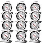 LinkDm stainless steel thermometer large dial front view for easy readability