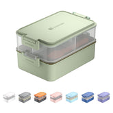 Linoroso stackable bento box full view for on-the-go meals