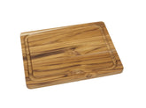 Lipper International teak edge-grain cutting board small for compact prep