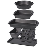 LISI muffin pan from the 7-piece bakeware set for even baking and easy release.
