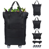 LKbeuuu reusable bag on wheels for easy shopping and transport