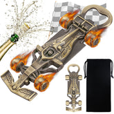 LKKCHER racing bottle opener in gift bag, ideal for gifting racing fans