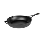 Lodge Blacklock 10.25-inch skillet with wide surface for even searing.