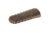 Lodge Nokona leather hot handle holder close-up stitching protects hands during cooking