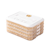 LOEZ 4-layer container top view showing space-saving organization for pantry storage.