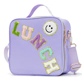 LOKFAR insulated lunch bag purple, a stylish daily meal carrier for work or school.