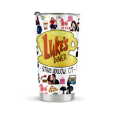 LONGXIN Gilmore-inspired tumbler front view for stylish, durable on-the-go use