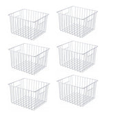 Lonpute freezer basket organizer with open view for quick item retrieval.