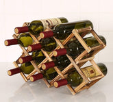 LoongZDD foldable wine rack assembly showing quick setup for organized storage.