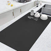 LOPNUR 31-5x17-drying-mat on counter, highly absorbent diatomite for fast water pickup