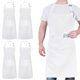 loteaf chef apron front view shows waterproof fabric protecting clothes during cooking